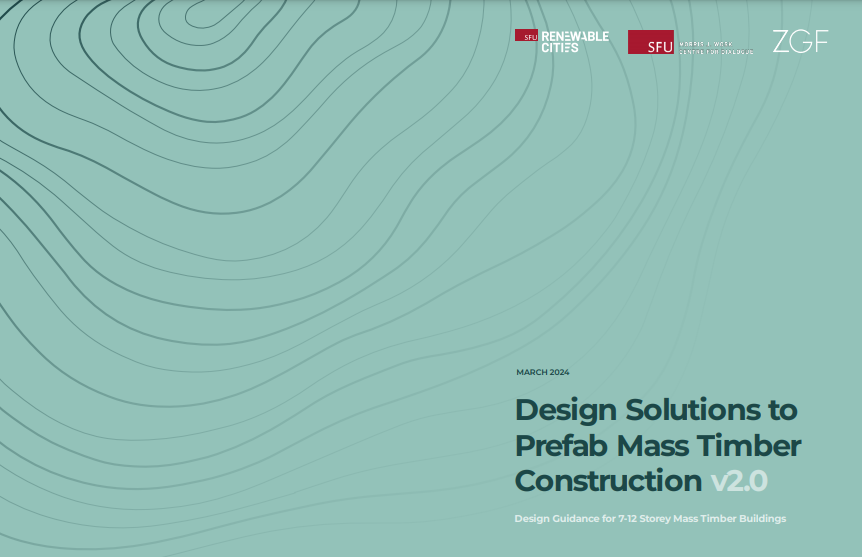 design soltuions to prefab mass timber construction v2.0